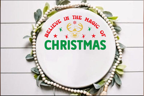 Believe in the magic of Christmas SVG Angelina750 
