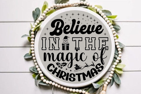 Believe in the magic of Christmas SVG Angelina750 