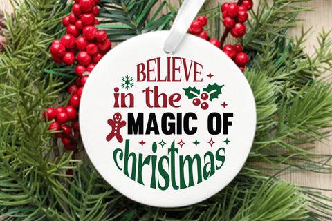 Believe in the magic of christmas SVG Angelina750 