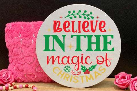 Believe in the magic of christmas SVG Angelina750 