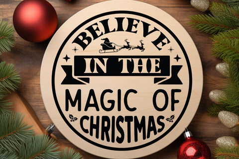 Believe in the magic of christmas SVG Angelina750 