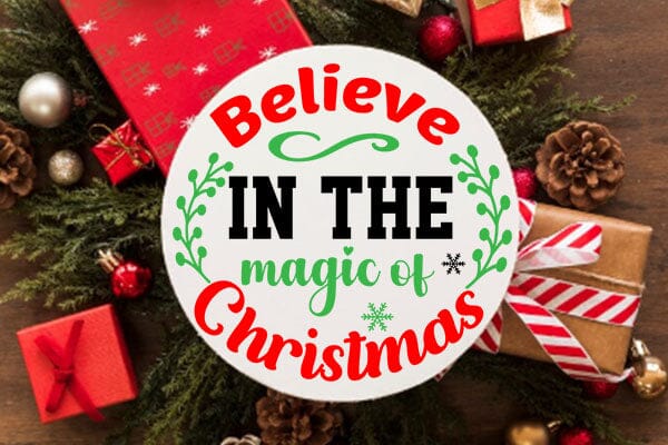 Believe in the magic of christmas SVG Angelina750 