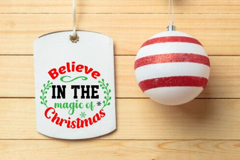 Believe in the magic of christmas SVG Angelina750 