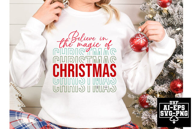 Believe In The Magic Of Christmas Svg Cut Files Creative Art SVG CraftlabSvg55 