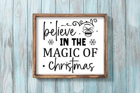 Believe in the magic of christmas SVG Design SVG Regulrcrative 