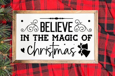 Believe in the magic of christmas SVG Design SVG Regulrcrative 
