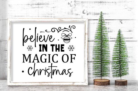 Believe in the magic of christmas SVG Design SVG Regulrcrative 