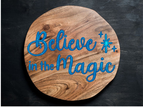 Believe In The Magic PNG | Colorful Vacation SVG SVG Paige Cole Studio 