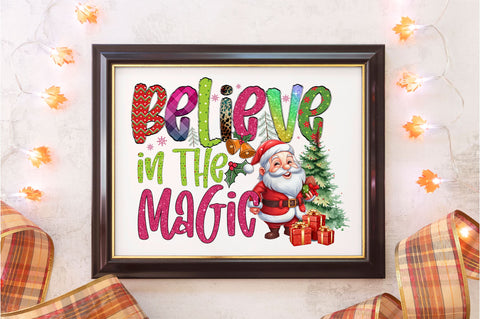 Believe in the magic png design Sublimation Regulrcrative 