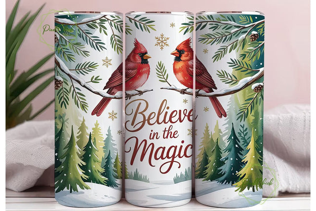 Believe in the Magic Tumbler Wrap Sublimation PixelChick 