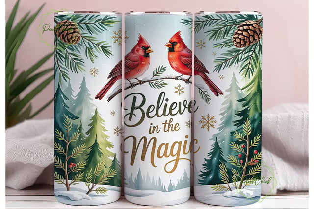 Believe in the Magic Tumbler Wrap Sublimation PixelChick 