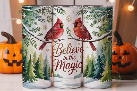 Believe in the Magic Tumbler Wrap Sublimation PixelChick 