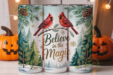 Believe in the Magic Tumbler Wrap Sublimation PixelChick 