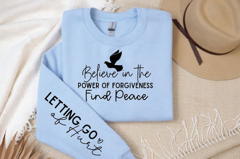 Believe in the Power of Forgiveness Sleeve SVG Design, Inspirational sleeve SVG, Motivational Sleeve SVG Design, Positive Sleeve SVG SVG Regulrcrative 