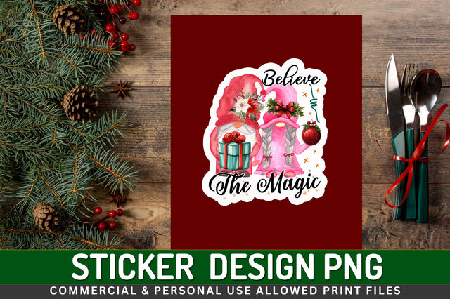 Believe in the Sticker Design Sublimation Regulrcrative 