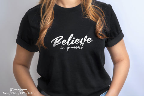 Believe in yourself Svg, Positive Svg, Mental Health Svg, Believe Svg SVG Artinrhythm shop 