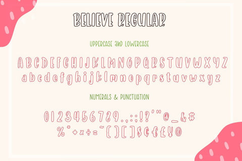 Believe - Lovely Font Duo Font AnningArts Design 