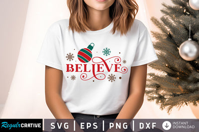 Believe SVG Design SVG Regulrcrative 