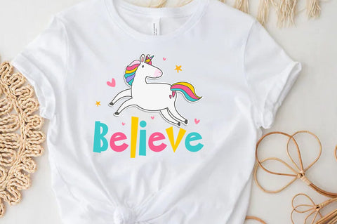 Believe unicorn SVG SVG FiveStarCrafting 
