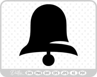 Bell Christmas Wedding Bell SVG DottieDigitals 