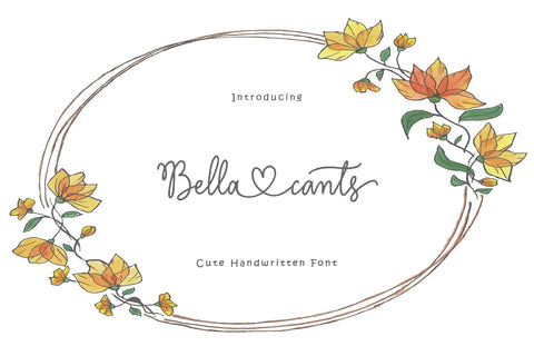 Bella cants Font Sulthan studio 