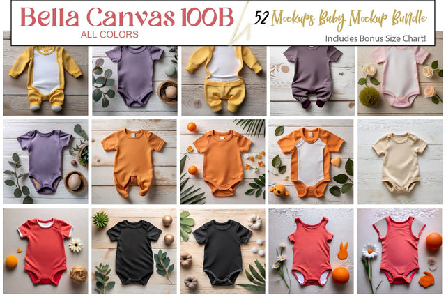 Bella Canvas 100B Mockup Bundle Mock Up Photo Creativeart88 