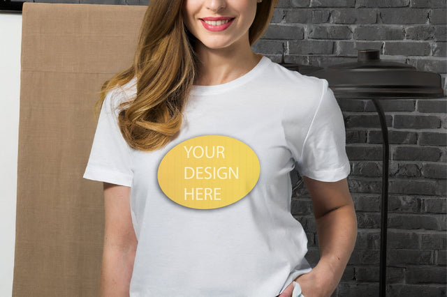 Bella Canvas 3001 Model Mockup Mock Up Photo Creativeart88 