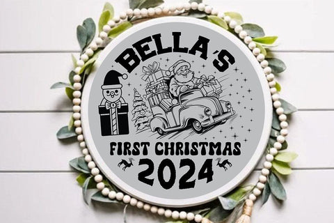 Bellas first christmas 2024 SVG Angelina750 