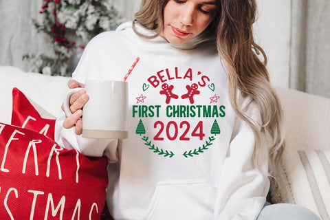 Bellas first christmas 2024 SVG Angelina750 