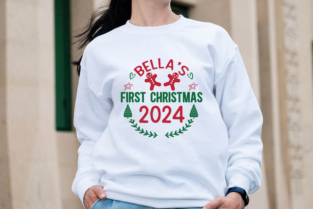 Bellas first christmas 2024 SVG Angelina750 