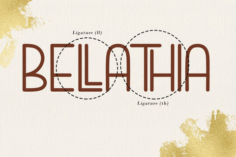 Bellathia Font AEN Creative Store 