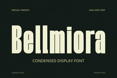 Bellmiora - Display Font Font Alpaprana Studio 