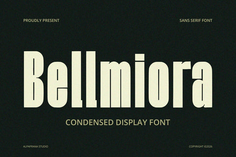 Bellmiora - Display Font Font Alpaprana Studio 