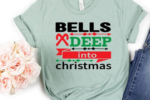 bells deep into christmas SVG Angelina750 