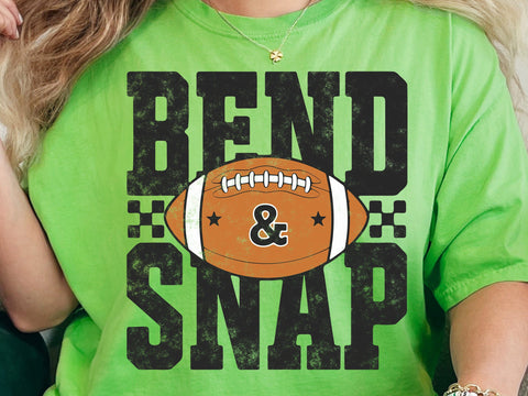Bend and Snap Football SVG, Funny Game Day Design SVG DesignDestine 
