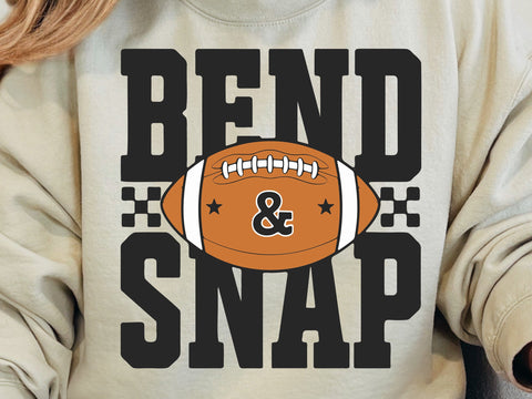 Bend and Snap Football SVG, Funny Game Day Design SVG DesignDestine 