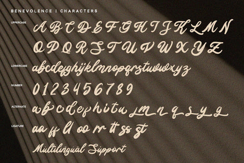 Benevolence - Brush Script Font Alpaprana Studio 
