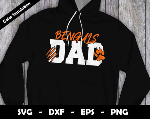 Bengals Dad SVG Cut File, Bengals logo SVG Design, Bengals Dad Football, T-Shirt Sublimation Design Png SVG Arthur Arellano 
