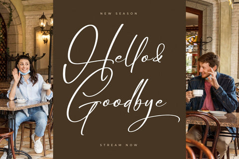 Benithany Geollyckas - Modern Signature Font Font Letterena Studios 