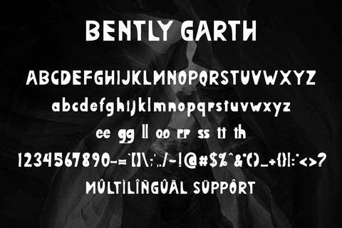 Bently Garth Font Prasetya Letter 
