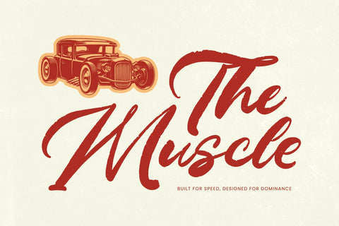 Benton Achita - Bold Brush Font Font Letterena Studios 