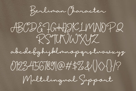 Berliman Font ahweproject 