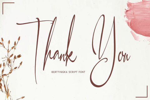 Berltingka Script Font muhammadzeky 