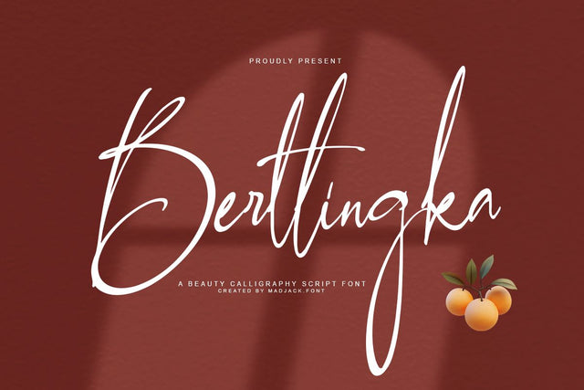 Berltingka Script Font muhammadzeky 