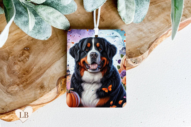 Bernese Mountain Dog Air Freshener, Car Freshie Sublimation Sublimation BijouBay 