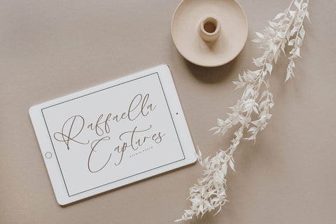 Bernyota Fallysha - Beauty Signature Script Font Letterena Studios 