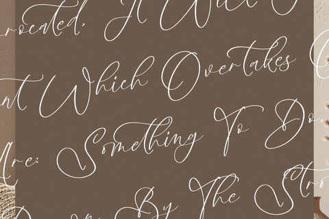 Bernyota Fallysha - Beauty Signature Script Font Letterena Studios 