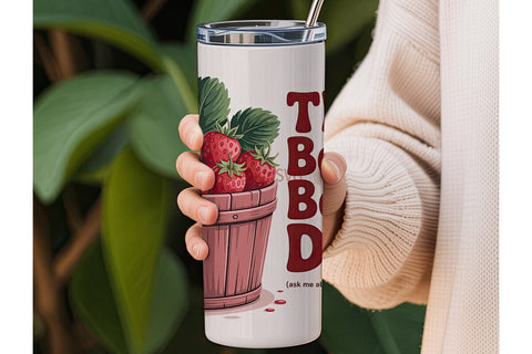 Berry Best Dad 20oz Tumbler Design Sublimation DesignSVG 