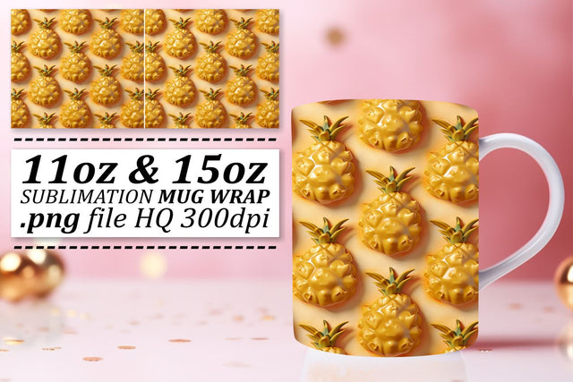 Berry Blast Mug Design: Vibrant Fruit Patterns Sublimation afrosvg 