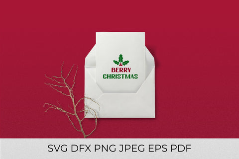 Berry Christmas SVG. Funny Christmas quote SVG LaBelezoka 